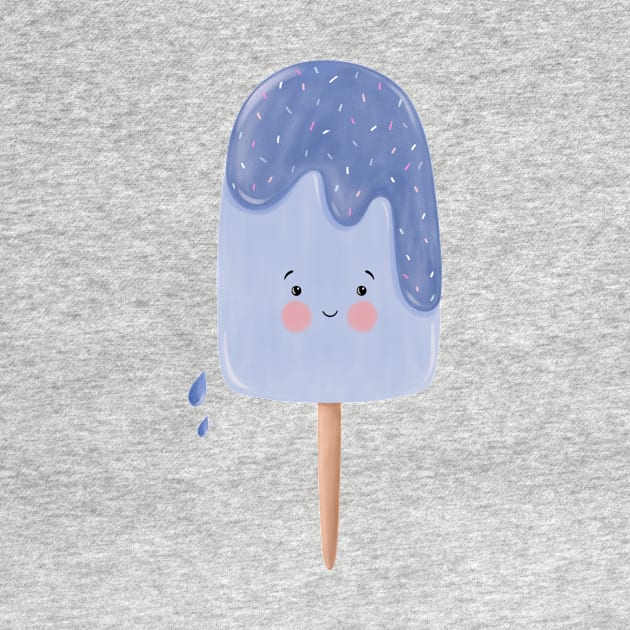 Purple Popsicle by The Pretty Pink Studio